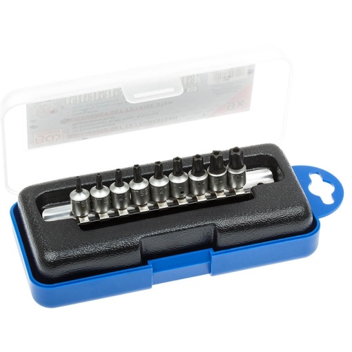 Set 9 varfuri TS / Torx Plus - stea 5 colturi, 1/4"