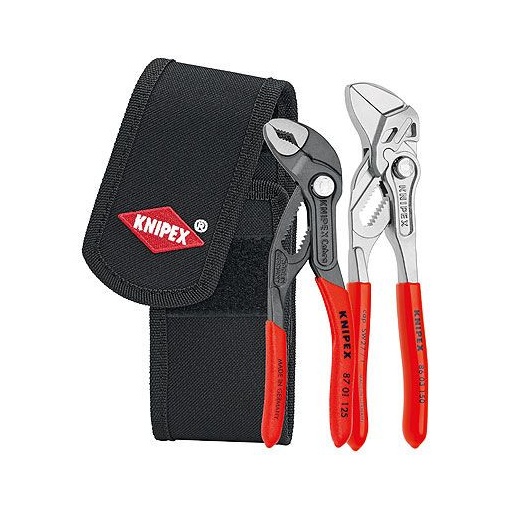 Set cleşti Knipex Hightech în mini husă cu centură, 2 piese