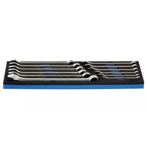 Set de 12 chei combinate Unior varianta lunga in modul SOS 8-24 mm