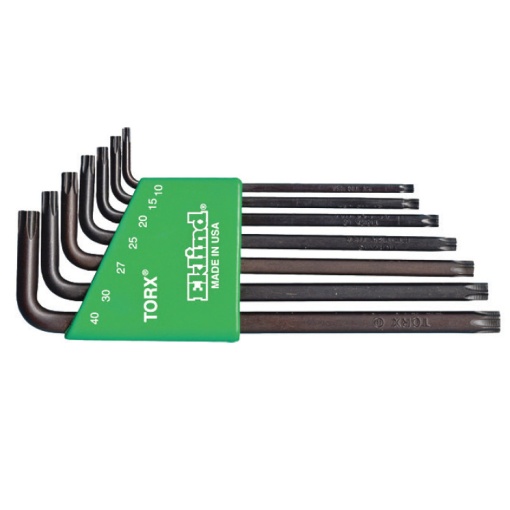 Set de 7 chei locas cu profil TX si cap gaura in suport de plastic EKLIND TX10-TX40