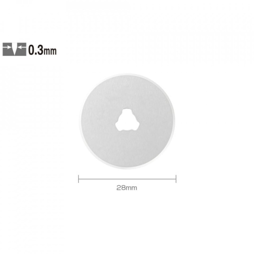 Set RB28-2 - lame japoneze rotunde de 28 mm, 2 bucati, Olfa