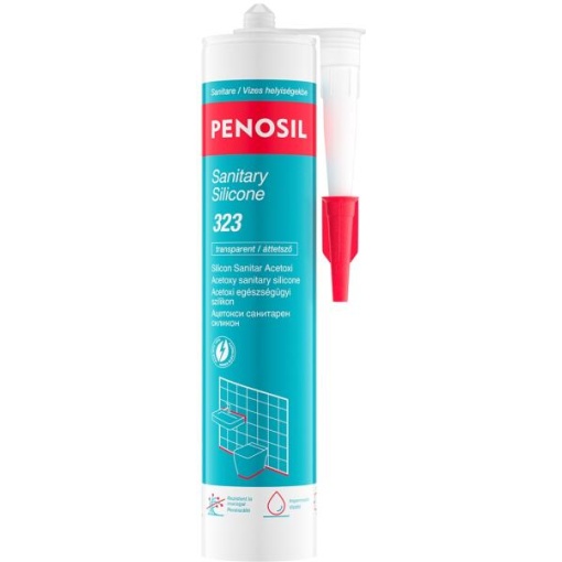 Silicon etanșant sanitar rezistent la mucegai PENOSIL transparent 280ml
