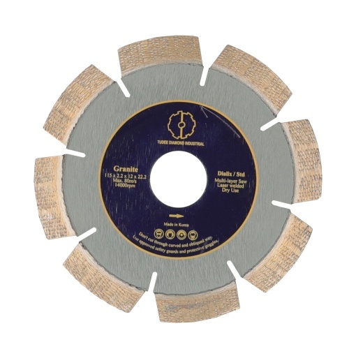 Tudee Disc diamantat debitare granit, standard, 115x22.2x12x2.2mm