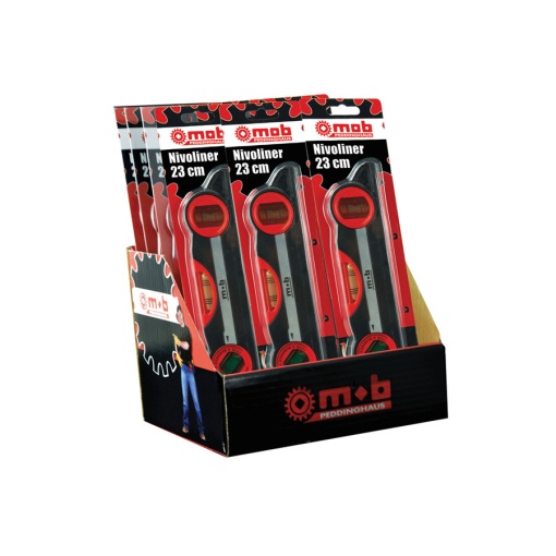 12 nivele scurte MOB NIVOLINER in display carton