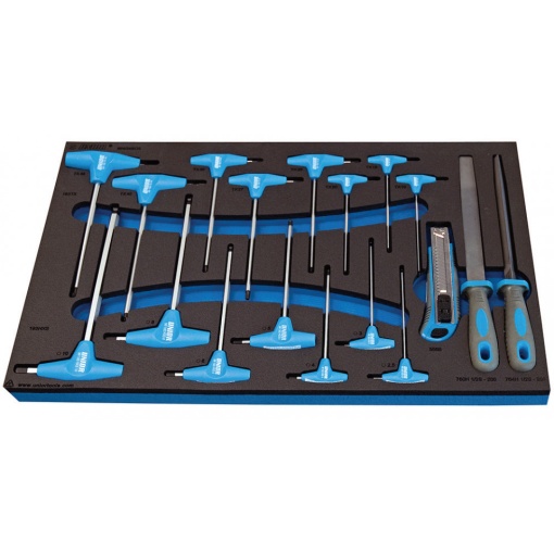 964/34SOS Set de surubelnite cu maner in T in modu SOS / 18 piese - 621393