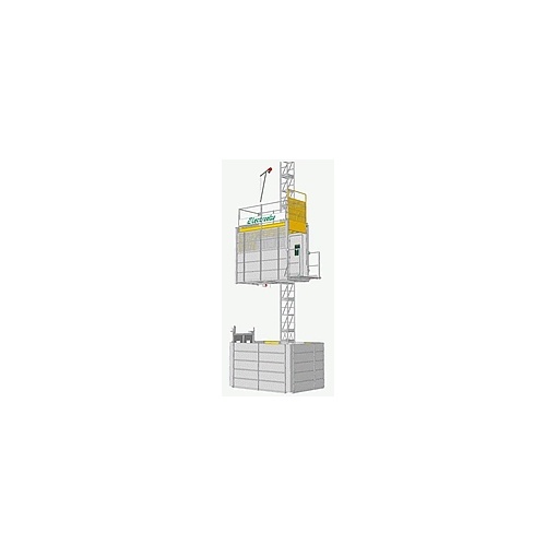 Ascensor persoane/materiale ELECROELSA ELSA H20 PLC H maxim 220m sarcina maxima 2.000kg 400V