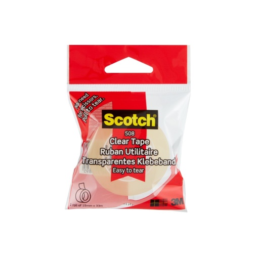Bandă adezivă transparentă 19 mm x 33 m 3M Scotch