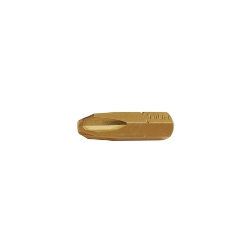 Bit hexagonal Unior 1/4” DIN/ISO 1173 Forma C 6,3 – profil Phillips, DIM PH 3, L 25, D 8