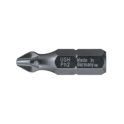 Bit hexagonal USH 1/4” DIN 3126 – Forma C 6,3 – profil Phillips PH 3