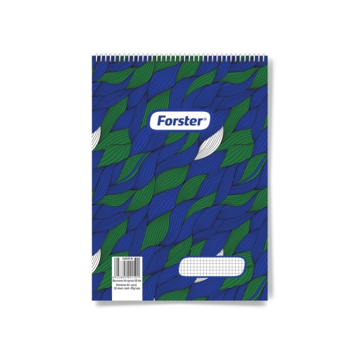 Blocnotes A4 spirală 50 file Forster