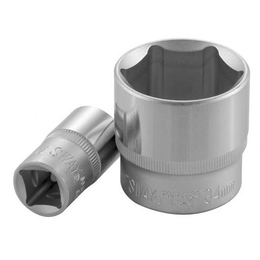 Cap cheie tubulara Jonnesway 1/2" 6 laturi 16mm
