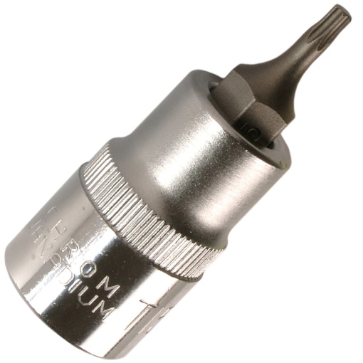 Capat cheie tubulara 1/2" cu varf Torx, T15, lungime 53 mm