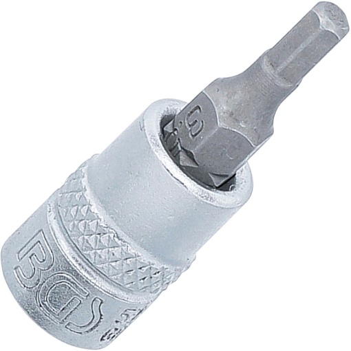 Capat cheie tubulara 1/4" cu varf imbus, 3.5 mm