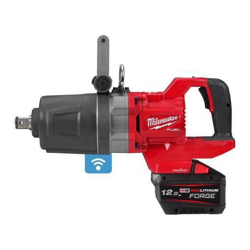 Cheie de impact MILWAUKEE 1˝ ONE-KEY™ M18 FUEL™ cu mâner-D, cuplu ridicat și inel de fixare