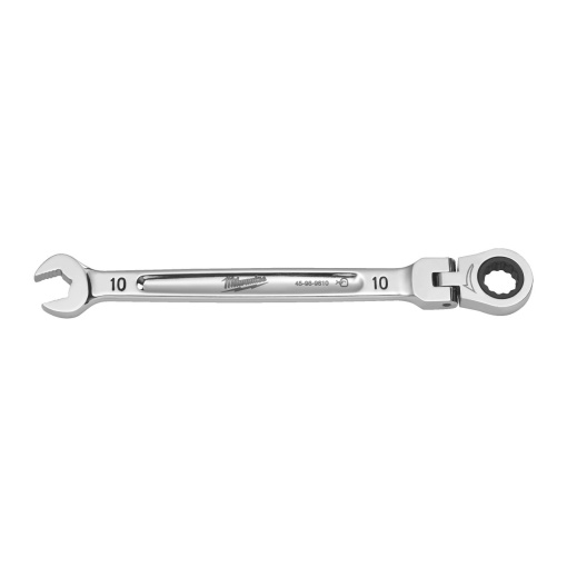 Cheie fixă MAX BITE cu clichet și cap pivotant, 10mm