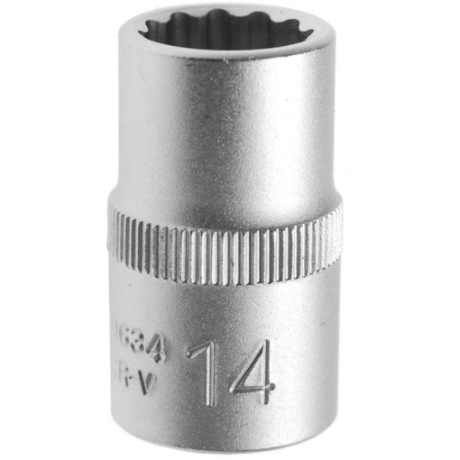Cheie tubulara 12 puncte (dublu hexagon), 14mm, 1/2"