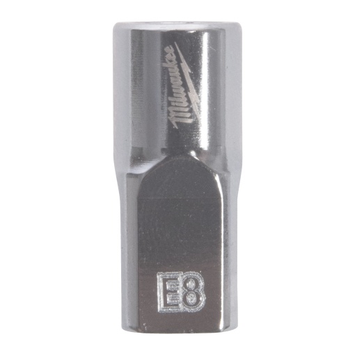 Cheie tubulara cu patrat 1/4" cu bit profil extern Milwaukee Torx E-TX E8
