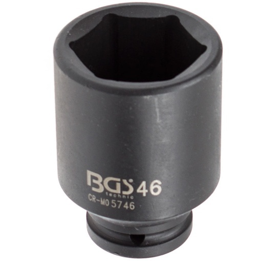Cheie tubulara lunga de impact BGS 46mm, 3/4"