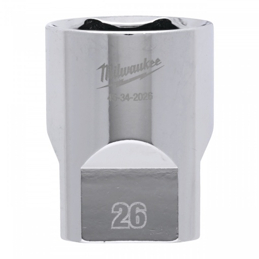 Cheie tubulară Milwaukee 1/2, sistem metric, 26mm, scurtă