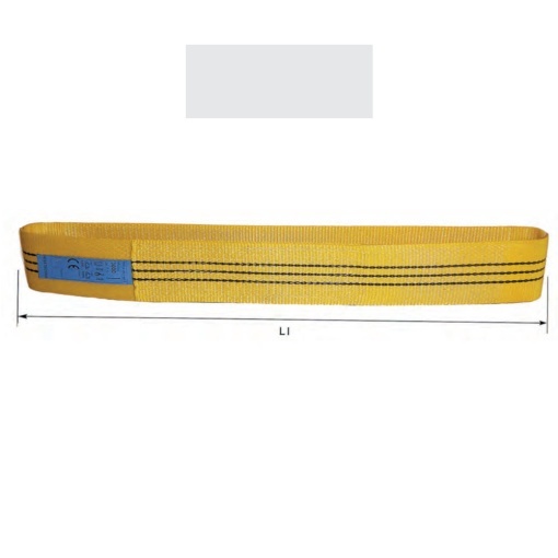 Chinga de ridicare Gutman circulara din fibră de poliester IDM 8000 Kg