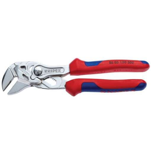 Cleste-Cheie cromat, manere multicomponent, KNIPEX, 150 mm