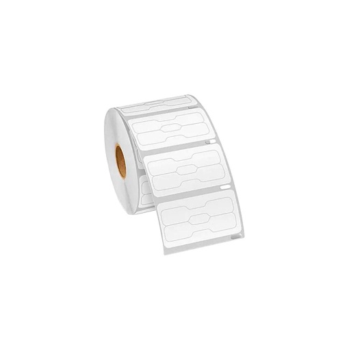 Etichete bijuterii hartie alba 11mm x 54mm punte neadeziva compatibile Dymo 2191635 11351