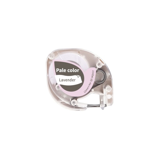 Etichete pastel Dymo Letratag gri violet lavanda compatibile 12mm x 4m AIMO S0721650 91205