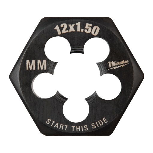 Filiera hexagonala Milwaukee pentru filet metric, M12-1.50