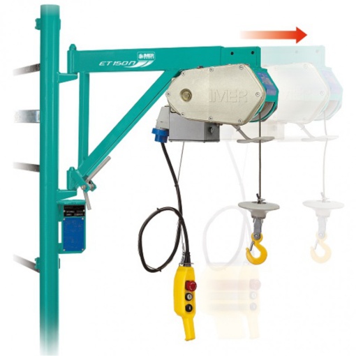 IMER, Electropalan ET 150 N, sarcina maxima 150 kg, inaltime maxima 40 m, motor 230V, 0.8 kW