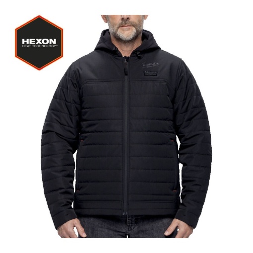Jacheta puffer încalzita Milwaukee M12 HEXON neagra M