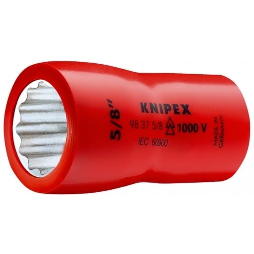 KNIPEX 98 37 3/4" adaos pentru cheie tubulară (bihexagonal) cu element rectangular interior de 3/8" 49 mm