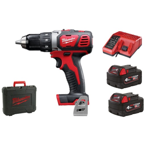 Mașină de găurit compactă M18™ M18 BDD-402C ( KIT: 2 x M18 B4 Acumulator, M12-18 C Încarcător, Kitbox)