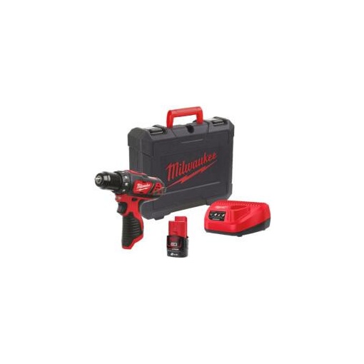 Masina de gaurit si insurubat Milwaukee M12 BDD-201C 12 V, 1 acumulator, 1 incarcator