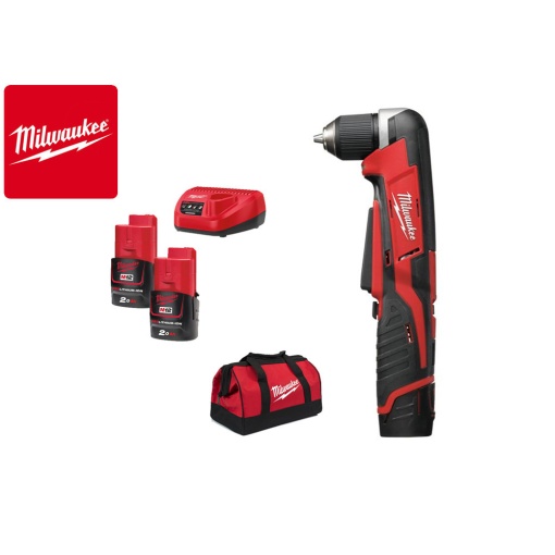 MAȘINĂ DE GĂURIT UNGHIULARĂ SUB-COMPACTĂ M12™ C12RAD-202B, LIVRATA CU ACUMULATORI, INCARCATOR, VALIZA