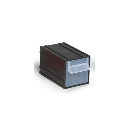 Modul plastic cu capac Port-Bag 80x140x80mm negru