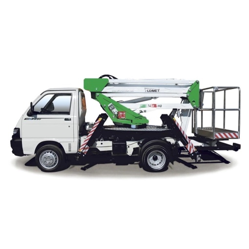 Nacela cu brat telescopic articulat montata pe autosasiu COMET Euro SKY 14/2/6 HQ JIB H 14m L 9m 200KG