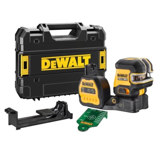 Nivela laser cu linii si 5 puncte DeWalt DCE825NG18, raza verde, 30 m, compatibila cu acumulator XR 12V si 18V, in valiza TSTAK