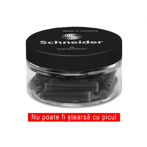 Patron stilou Schneider negru 30/borcan