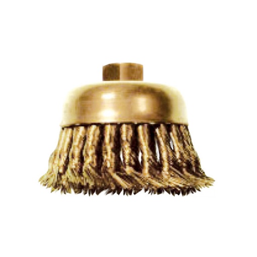 Perie de sarma impletita in forma de cupa - MOB AEX - 100 mm H: 30 mm