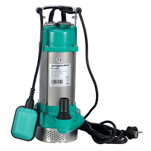 Pompa drenaj ProGARDEN PD 1120M 1.25", 750W, apa murdara, 175L/min, 24m, plutitor
