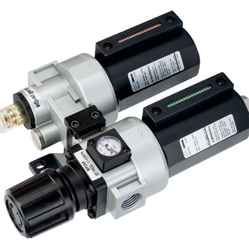 Regulator de presiune cu filtru, manometru si ungator BAHCO, 3800l/min, 1/2"