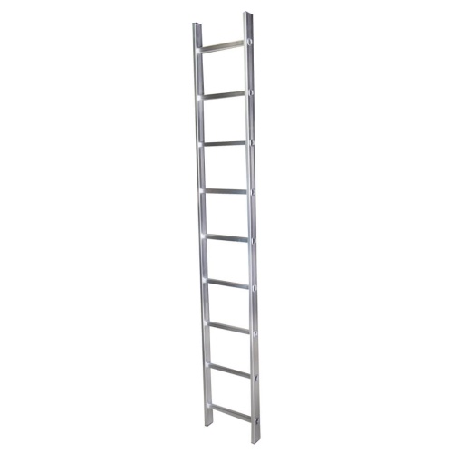 Scara simpla aluminiu BISONTE STR109 9 trepte inaltime maxima 2.53 m