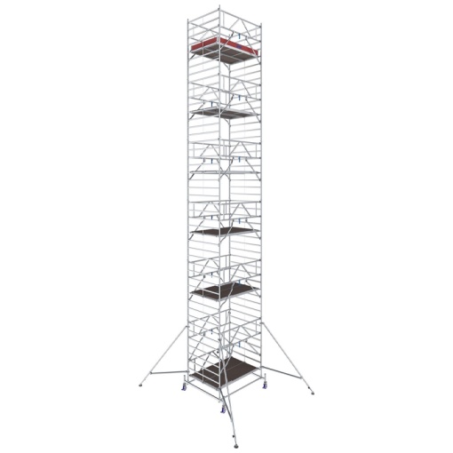 Schela mobila Stabilo S50 1,5 x 2m, aluminiu, inaltime lucru 13.4m, inaltime max. platforma 11.4m
