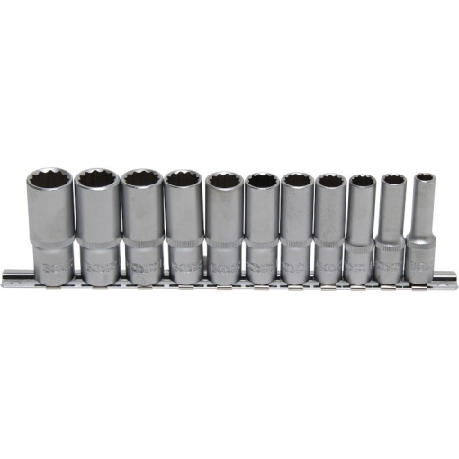 Set 11 chei tubulare lungi 8 - 19 mm, 3/8", 12 puncte