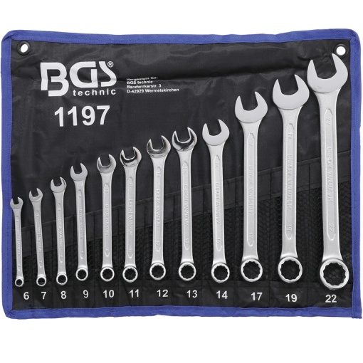 Set 12 chei combinate 6-22 mm