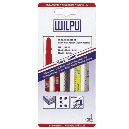 SET 2000 Set 5 panze pentru fierastrau vertical, prindere T, pentru lemn si metal
