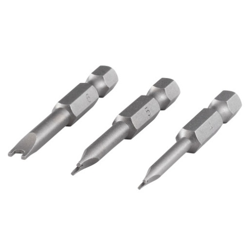 Set 3 biti siguranta spanner Wolfcraft 1265000 4-6-8, 50 mm
