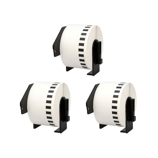 Set 3 Etichete late modul continuu compatibile DK-22223 50 mm x 30.48m Brother DK-22223 DK22223