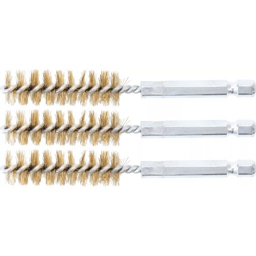 Set 3 perii rotative BGS Ø14mm, fir alama