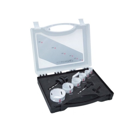 SET 6 CAROTE BIMETAL SI VALIZA 20-65